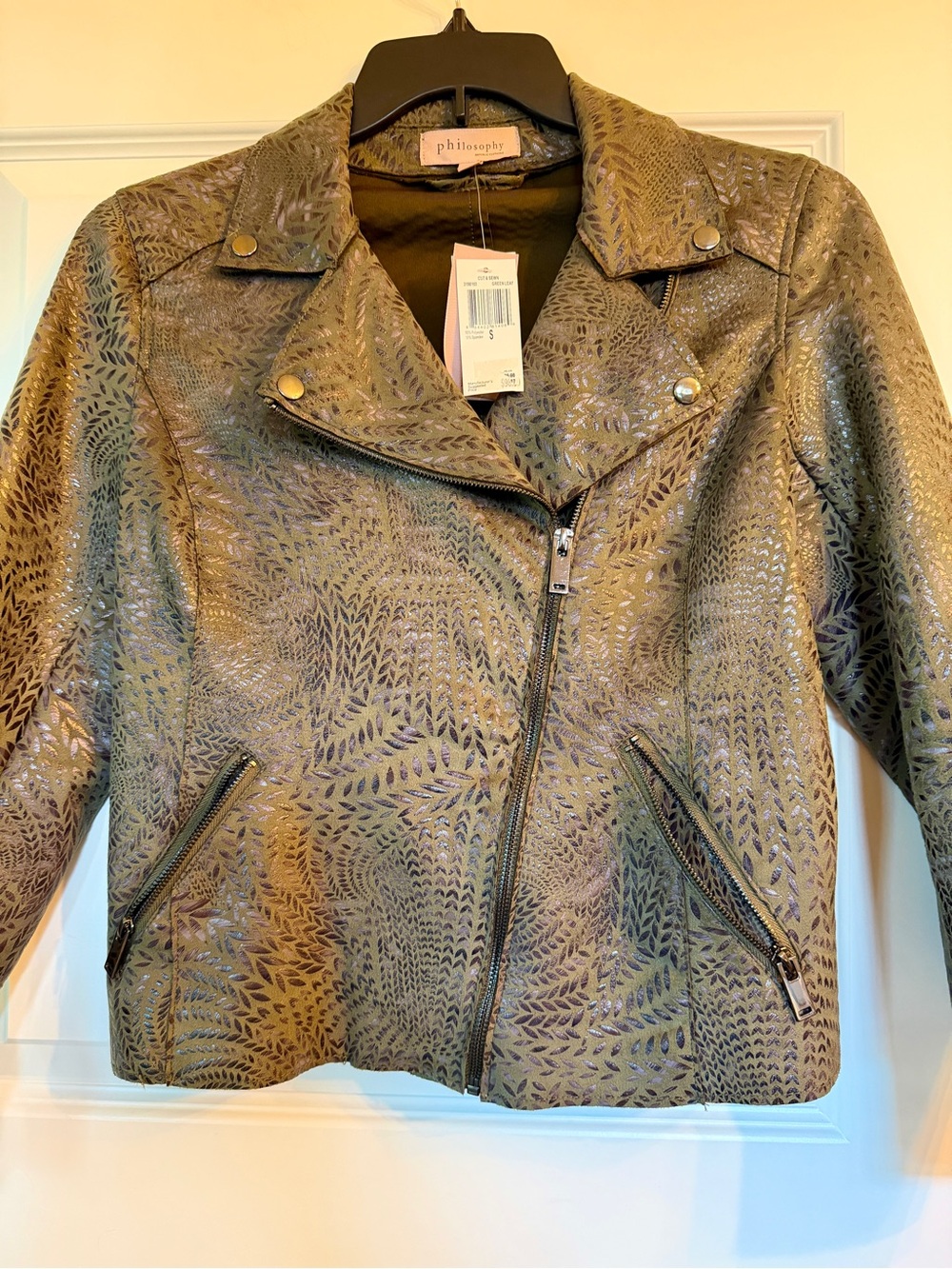 Philosophy - Anthro - Women's vegan leather moto jacket